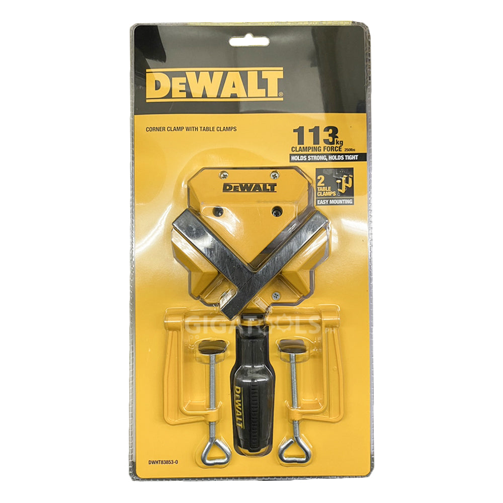 DeWalt 90-Degree Angle Corner Clamp with Table Clamps ( DWHT83853-0 )