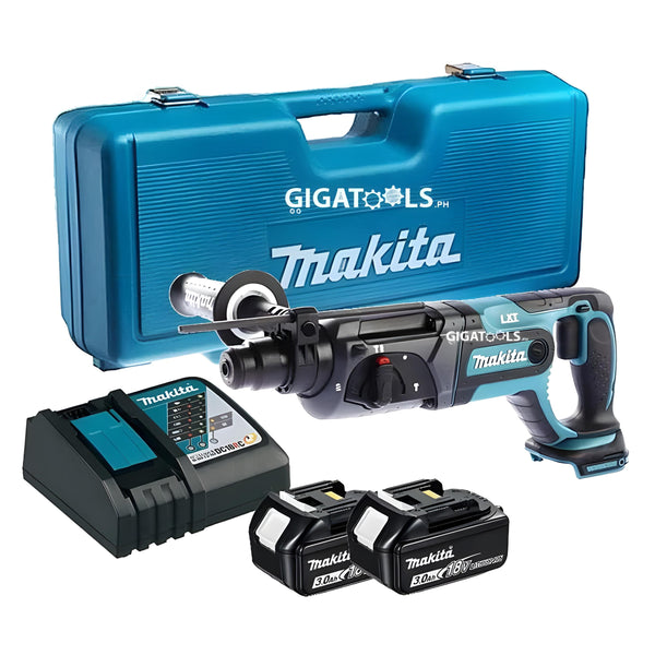 Makita DHR241RFE Cordless SDS Plus Rotary Hammer 18V LXT Kit Set