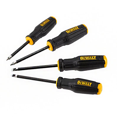 DeWalt 4pcs. Magnetic Max Fit Tip, Black Chrome Screw Driver Set, Tough Series (DWHT65101)