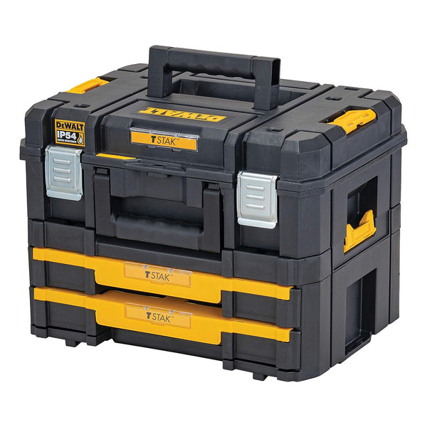 DeWalt DWST83395-1 TSTAK 2.0 Combo Kit Tool Box - Suitcase & Shallow Drawers