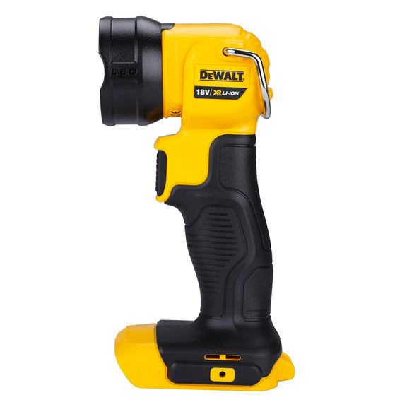 DeWalt DCL040 Cordless Jobsite LED Pivot Work Light / Flash Light 18V ...