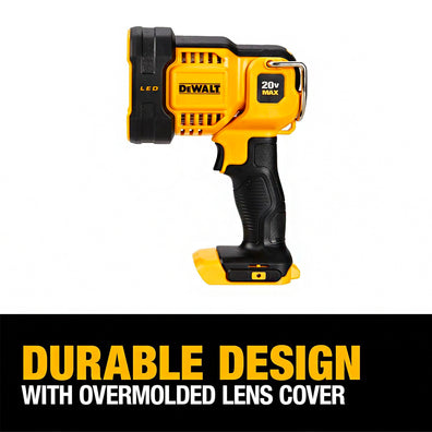 DeWalt DCL043 Cordless Jobsite LED Spotlight / Work Light, Pivoting Head, 1500 Lumens 18V/20V (Bare Tool Only)