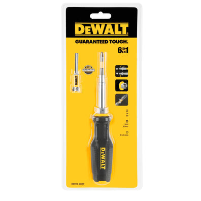 DeWalt Full Fit 6-way Multi-bit Screwdriver (DWHT0-66569)