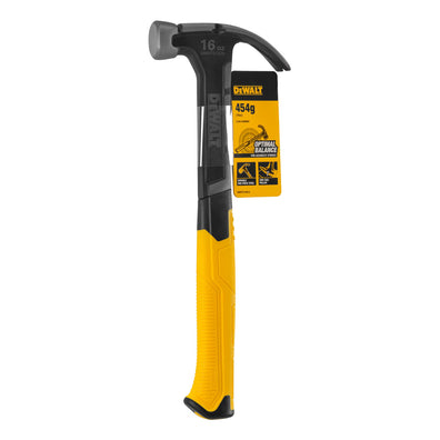 DeWalt Steel Curve Claw Hammer,454g (DWHT51439-0)