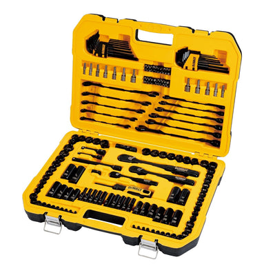 DeWalt Socket Wrench / Allen Wrench / Screwbit Black Chrome Mechanics Tool Set (184-Piece)