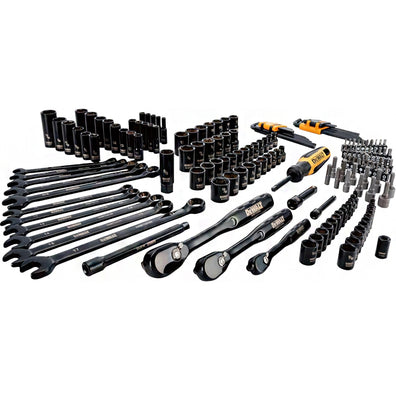 DeWalt Socket Wrench / Allen Wrench / Screwbit Black Chrome Mechanics Tool Set (184-Piece)