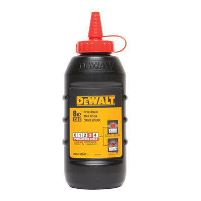 DeWalt Red Chalk Refill 8oz./226g (DWHT47048-9)