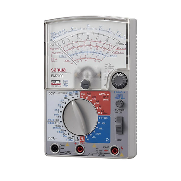 Sanwa EM7000 Analog Multimeter - High Sensitivity FET for Measurement of Lower Capacitance
