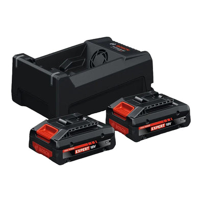 Bosch EXPERT Starter Kit EXBA18V-40 + GAL 12V/18V-80 Battery And Charger Bundle