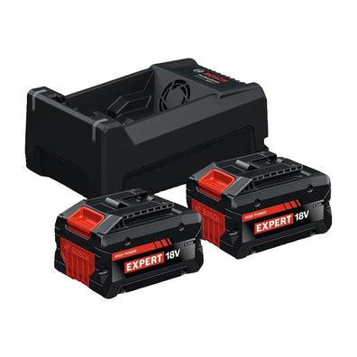 Bosch EXPERT Starter Kit EXBA18V-55 + GAL12V/18V-80 Battery And Charger Bundle