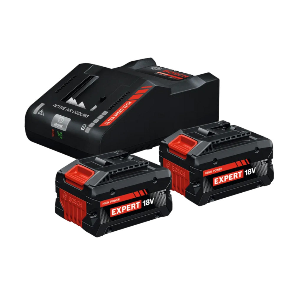 Bosch EXPERT Starter Kit EXBA18V-80 + EXAL18V-160 Battery And Charger Bundle