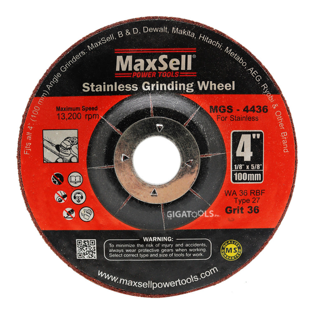 Maxsell Stainless Flexible Grinding Wheel – GIGATOOLS Industrial Center