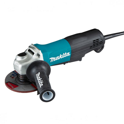 Makita GA5051R Angle Grinder 125mm (5″) with Paddle Witch (1,300W), Undetachable Wheel Cover