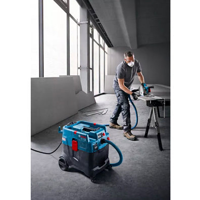 Bosch Heavy Duty GAS 400 A All Purpose Wet and Dry Dual (2-in-1) Vacuum Cleaner 40L, with Power Socket 1,200W