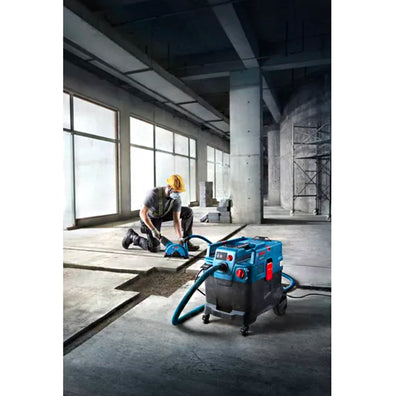 Bosch Heavy Duty GAS 400 A All Purpose Wet and Dry Dual (2-in-1) Vacuum Cleaner 40L, with Power Socket 1,200W