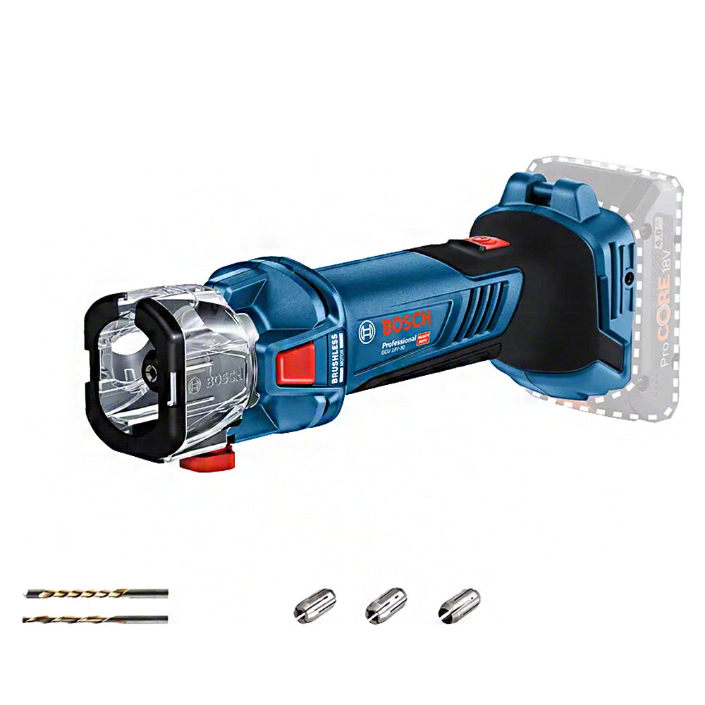 Bosch GCU 18V-30 Professional Cordless Brushless Drywall Router 18V (B ...