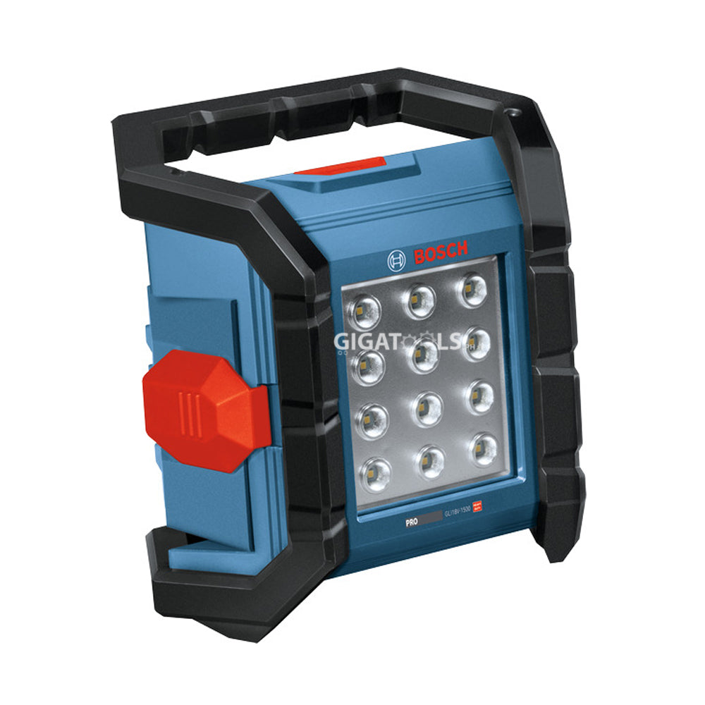 Bosch GLI 18V-1500 Professional Cordless LED Work Light , 1500/800 Lumens, IP64 18V (Bare Tool Only)