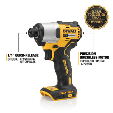DeWalt DCF840N -B1 Brushless Cordless 1/4
