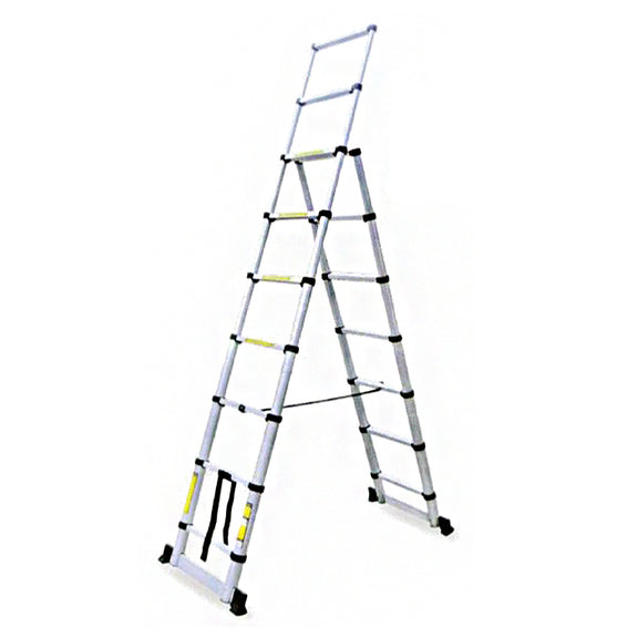 Homecare Aluminum Telescopic Combi Ladder GIGATOOLS Industrial Center