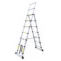 Homecare Aluminum Telescopic Combi Ladder