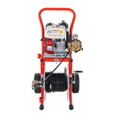 Ridgid KJ-2200 C Water Jetter Pressure Washer, with Cart and Jet Hose (63882)
