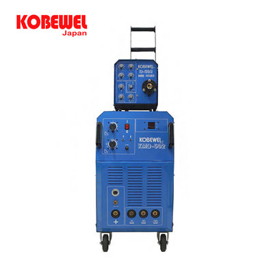 KOBEWEL KMD-502 GMAW/MIG/MAG Welding Machine 40-500A, with Separate Wire Feeder (Made in Japan)