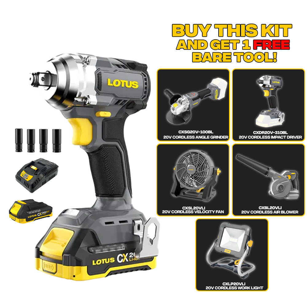 Lotus CXDS20V-310BL/2 Brushless Cordless 1/2