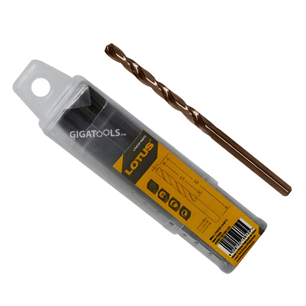 Lotus Hss-Co Drill Bit 7/64" LTXT764HC-2PAC