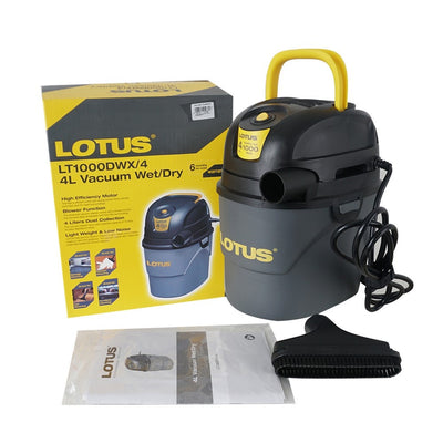 Lotus LT1000DWX/4 Wet/Dry 4-Liters Vacuum Cleaner ( 1100W )