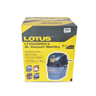 Lotus LT1000DWX/4 Wet/Dry 4-Liters Vacuum Cleaner ( 1100W )