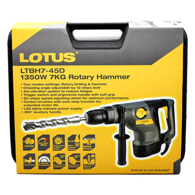 Lotus LTBH7-45D 2-Modes SDS Max Rotary Hammer (1350W)