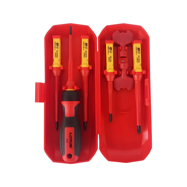 Lotus 8pcs. VDE Insulated Screwdriver Set 1000V ( LTHT8VSX )