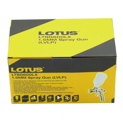Lotus Gravity Type Spray Gun 1.5mm LVLP ( LTSG600LX )