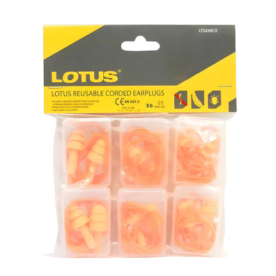 Lotus Reusable Corded Earplugs ( LTSX6RCE )
