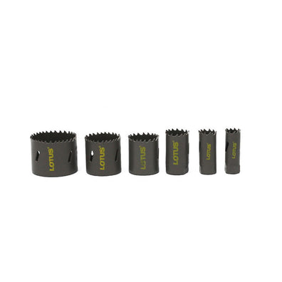 Lotus 9pcs. Bi-Metal Hole Saw Kit Set ( LTXT9HS )