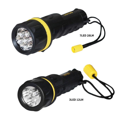 Lotus Flashlight ( 3LED 12LM / 7LED 28LM )