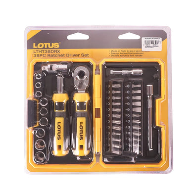 Lotus 38pcs. Ratchet Driver Socket Bit Set ( LTHT38DRX )