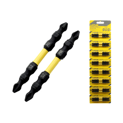 Lotus LTIB65-2PAC Professional Impact Screw Bit PH2/PH2