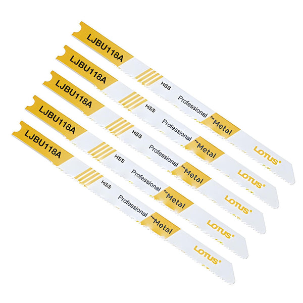 Lotus LJBU118A U-HSS  (1-3mm) Jigsaw Blade