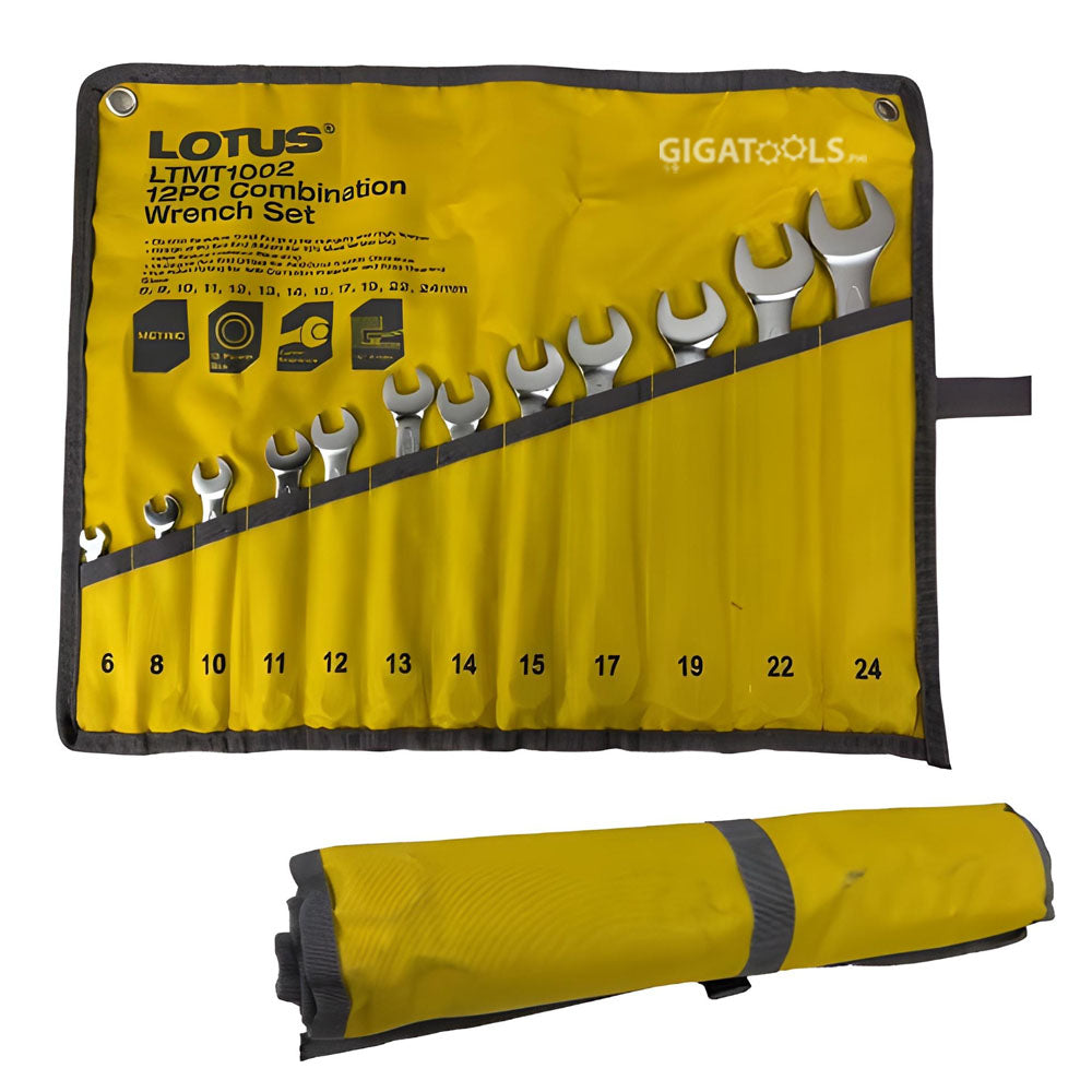 Lotus LTMT1002 Combination Wrench Set 12pcs. – GIGATOOLS