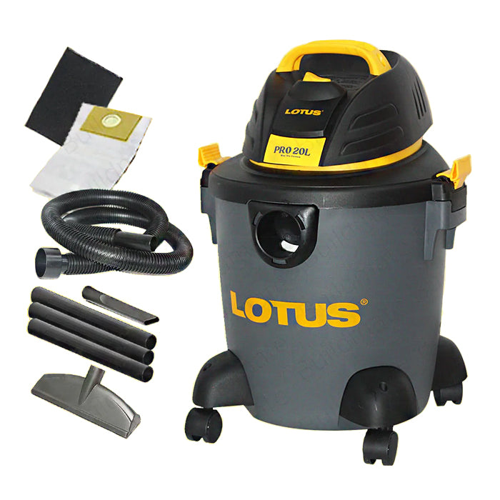 20 Cleaner Lotus PRO-20L Wet and Dry Vacuum Cleaner / Blower 20 Liters, 1400W ...