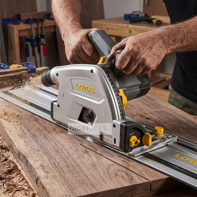 Lotus Plunge/Track Saw 165mm, Variable Speed (1300W)