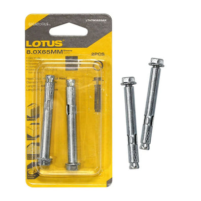Lotus Sleeve Anchor 8.0X65MM LTHT8065SAX