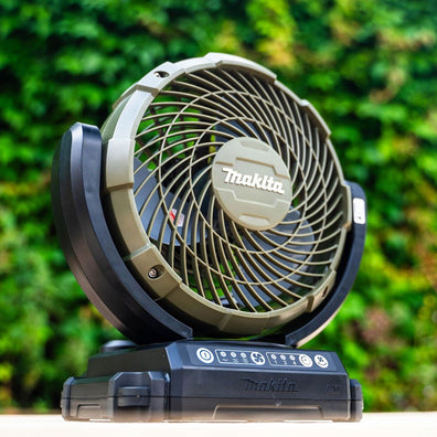 Makita DCF102ZO Cordless Olive Green Automatic Swing Fan 180mm (7″) 18V LXT® Li-Ion ( Bare Tool )
