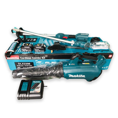 Makita DLX2398 Cordless Grass Trimmer + Cordless Blower 18V LXT® Li-Ion Combo Kit Set ( DUR192L +  DUB184 )