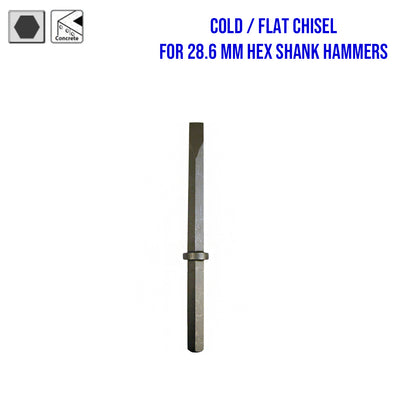 Makita Chisel Accessories for 28.6mm Hex Shank Hammers