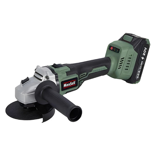 Maxsell MCG-2001 Cordless Brushless Angle Grinder 4" 20V Max Kit Set