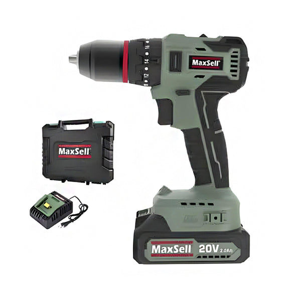 Maxsell MCI-10C Cordless Brushless Hammer Drill 20V Max Kit Set ...