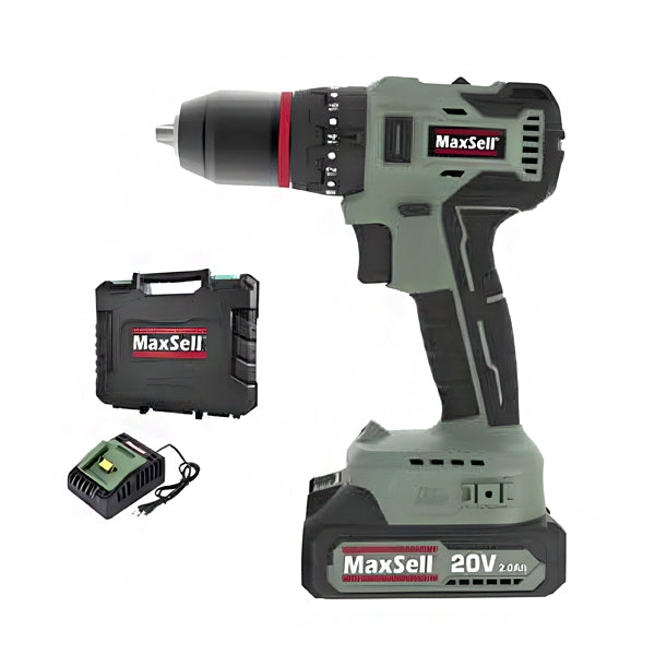 Maxsell MCI-10C Cordless Brushless Hammer Drill 20V Max Kit Set