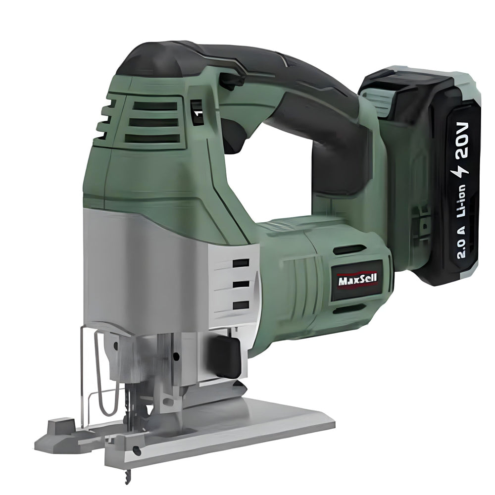 Maxsell Tools Maxsell MCJ-2006 Cordless Brushless Jigsaw Machine 20V Kit set ...